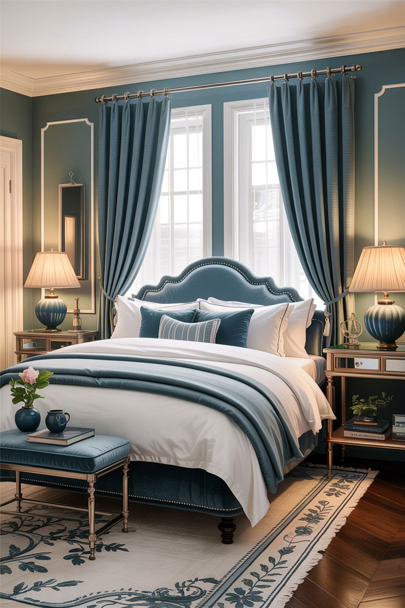 Double curtain rods - 30 bedroom window treatments