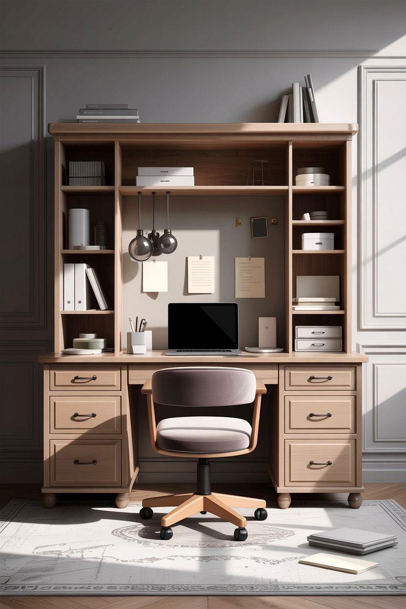 Drawer Storage Desk - 30 bedroom writing desks