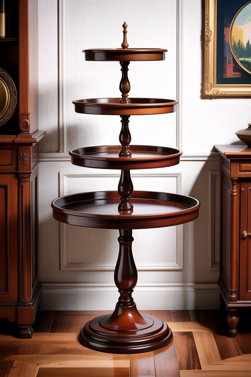 Dumb waiter stand - 30 living room Georgian furniture ideas