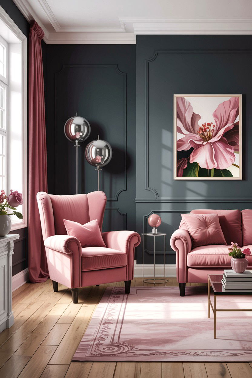 Dusty Rose And Grey Living Room - 30 dusty rose living room ideas