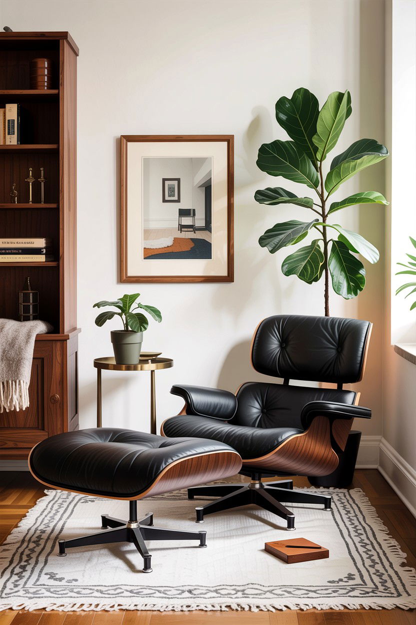 Eames Lounge Chair - 30 living room designer furniture ideas