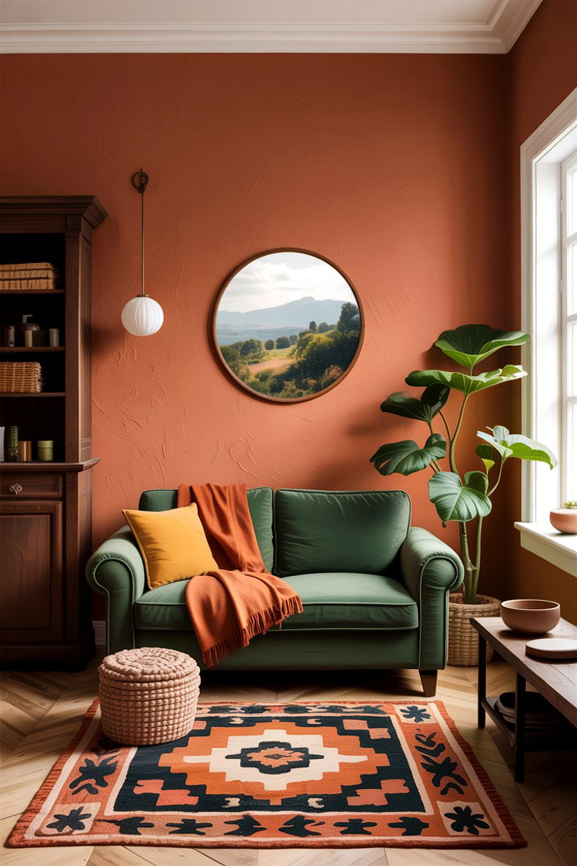 Earth Tone Color Palette - 30 Balinese bedroom ideas