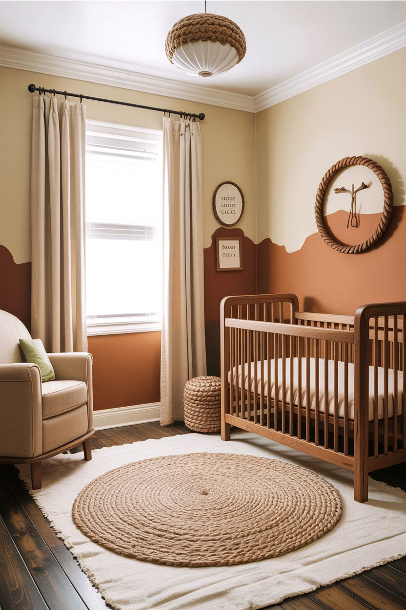 Earth Tone Nursery - 30 infant bedroom ideas