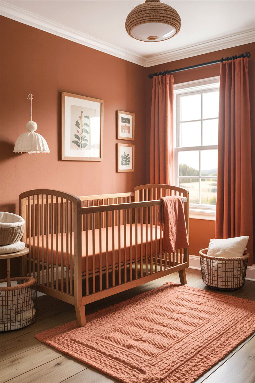 Earth Tone Nursery - 30 baby bedroom ideas