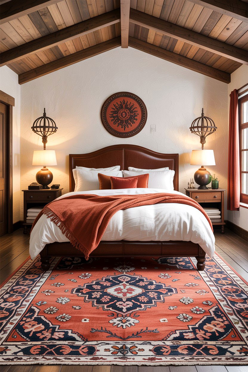 Earth Tone Oriental Rug - 30 bedroom oriental rugs