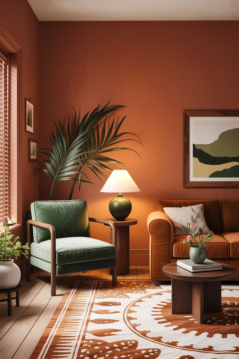 Earth tone palette - 30 instant living room ideas