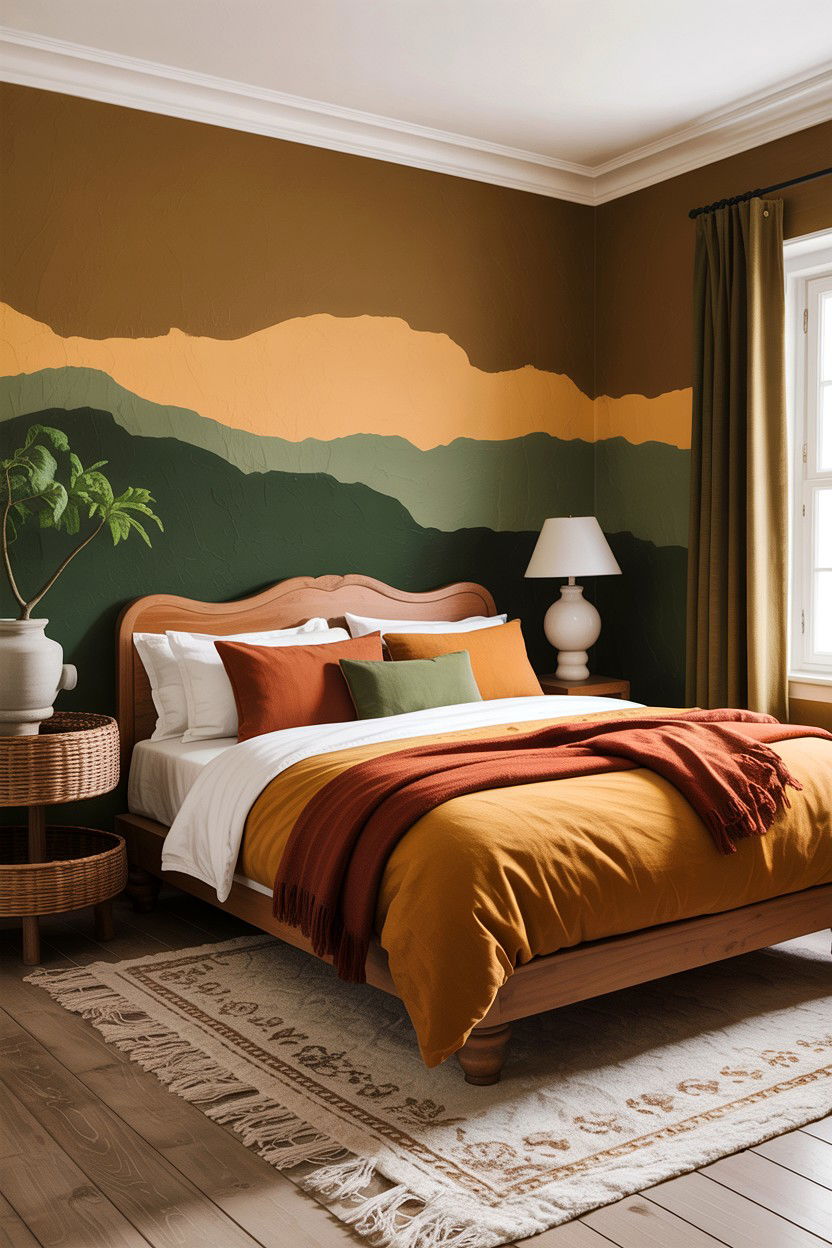 Earthy Color Palette - 30 African bedroom ideas