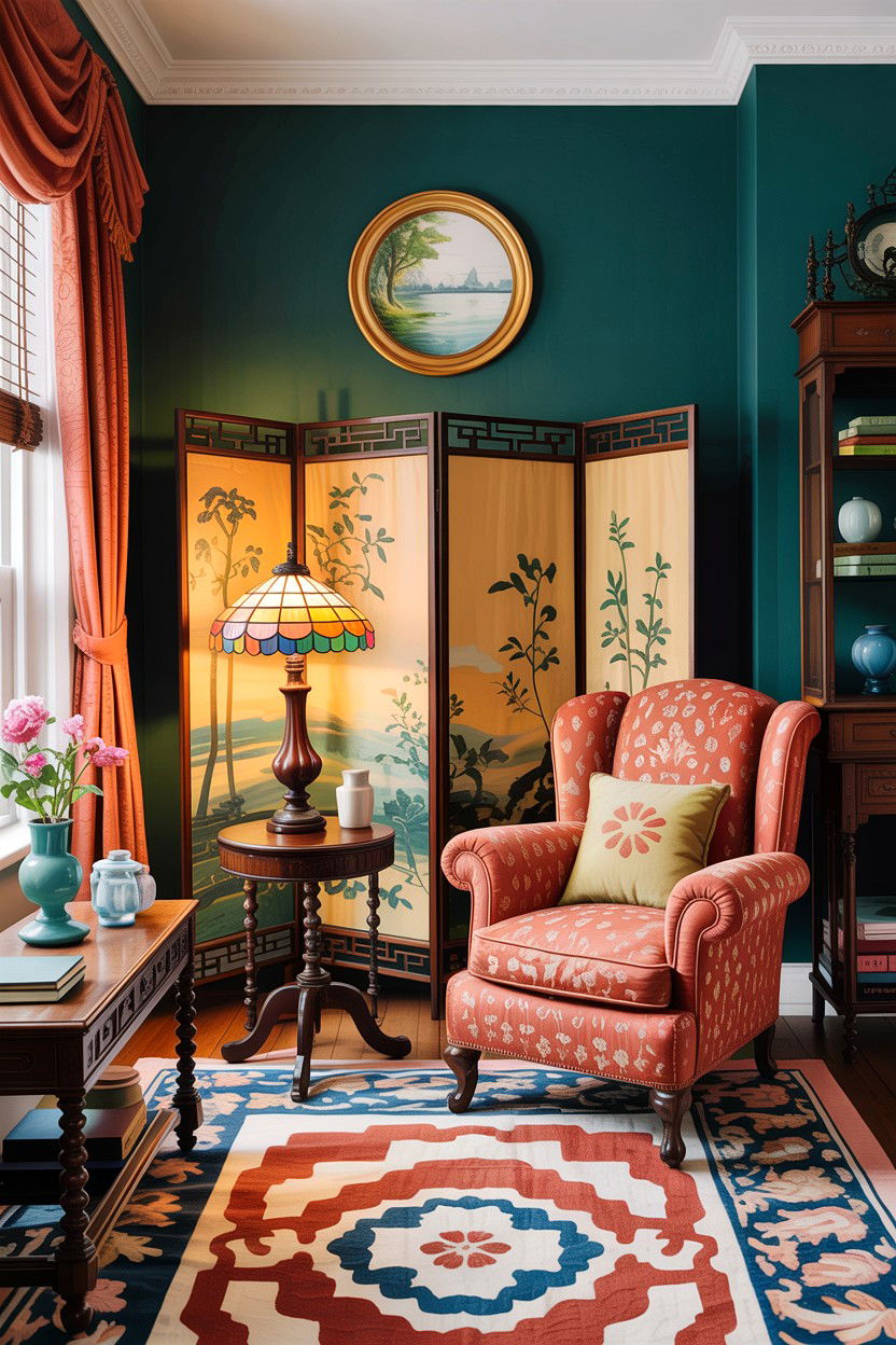 Eclectic Edwardian living room - 30 Edwardian living room ideas