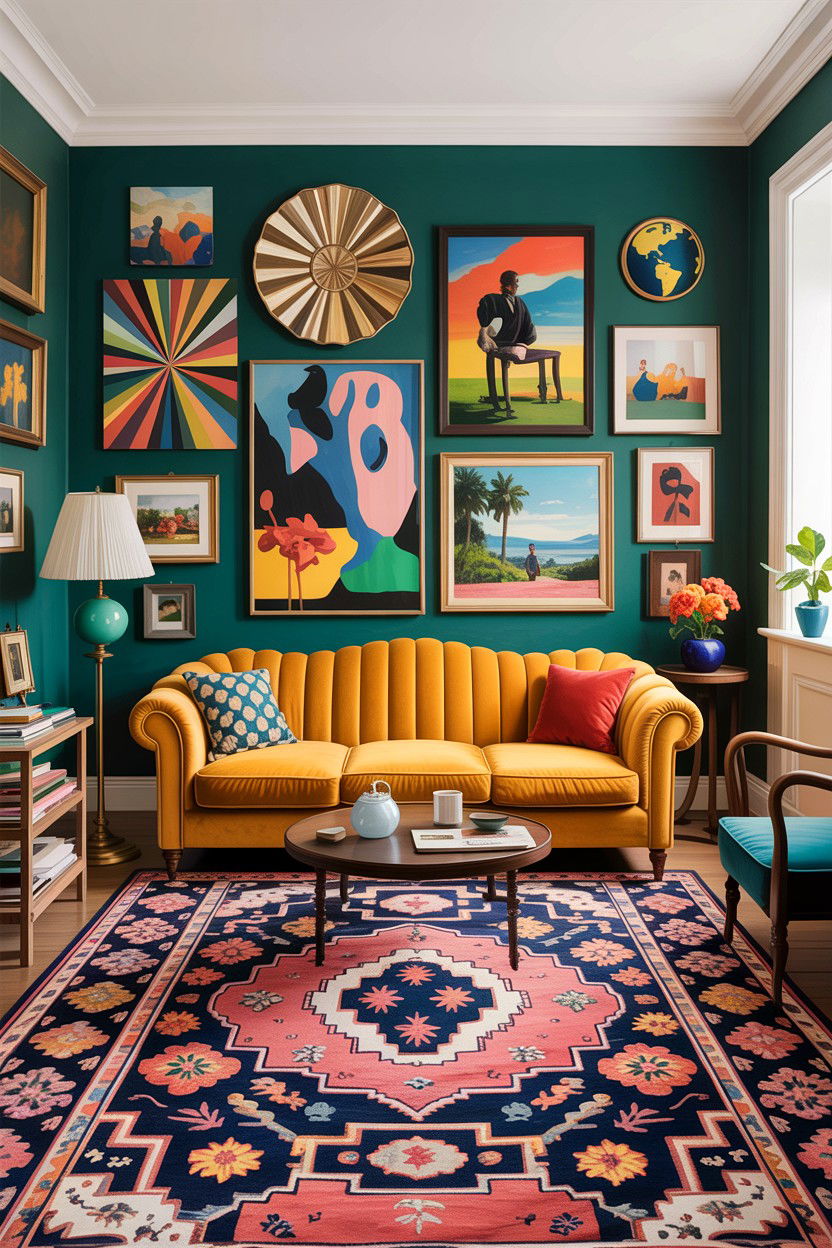 Eclectic Living Room - 30 living room decor ideas