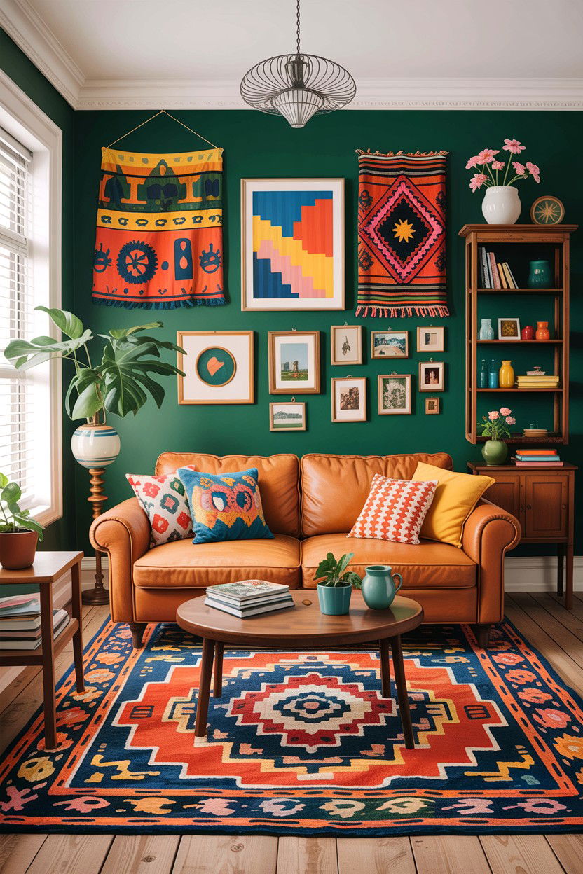 Eclectic living room vibe - 30 apartment living room ideas