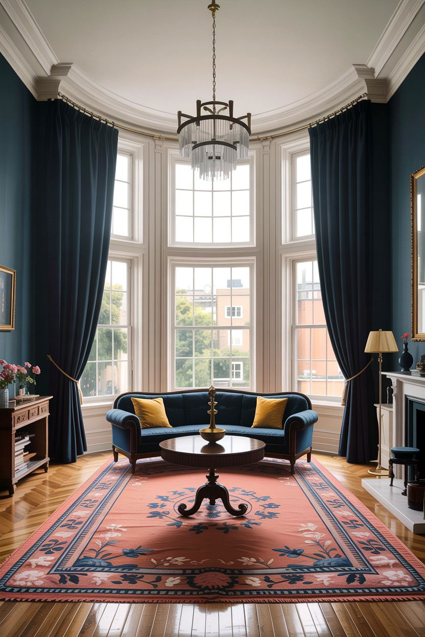 Edwardian living room with high ceilings - 30 Edwardian living room ideas