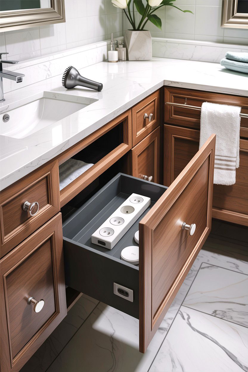 Electrical outlet placement - 30 bathroom design rules