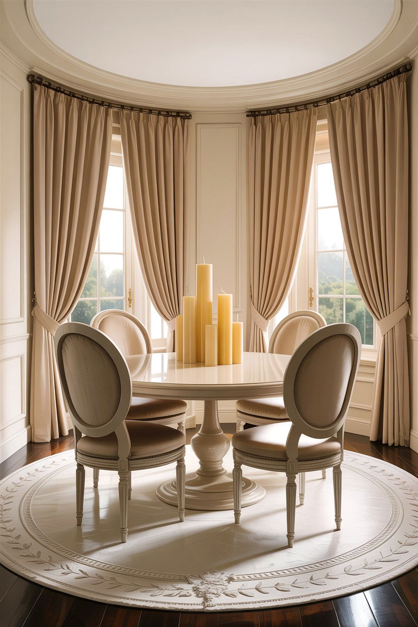 Elegant Cream Dining Room - 30 warm cream dining room ideas