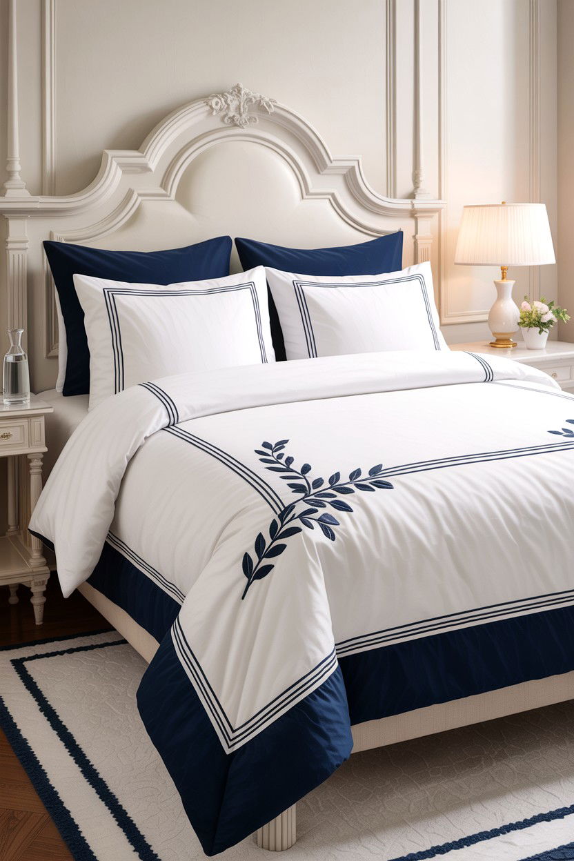 Embroidered hotel comforter - 30 bedroom comforters