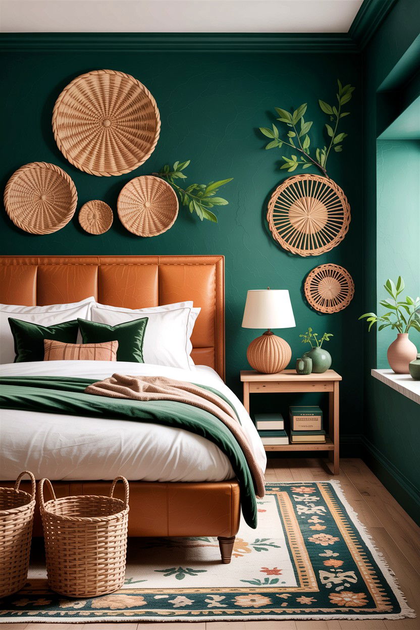 Emerald Green And Tan Bedroom - 30 emerald bedroom ideas