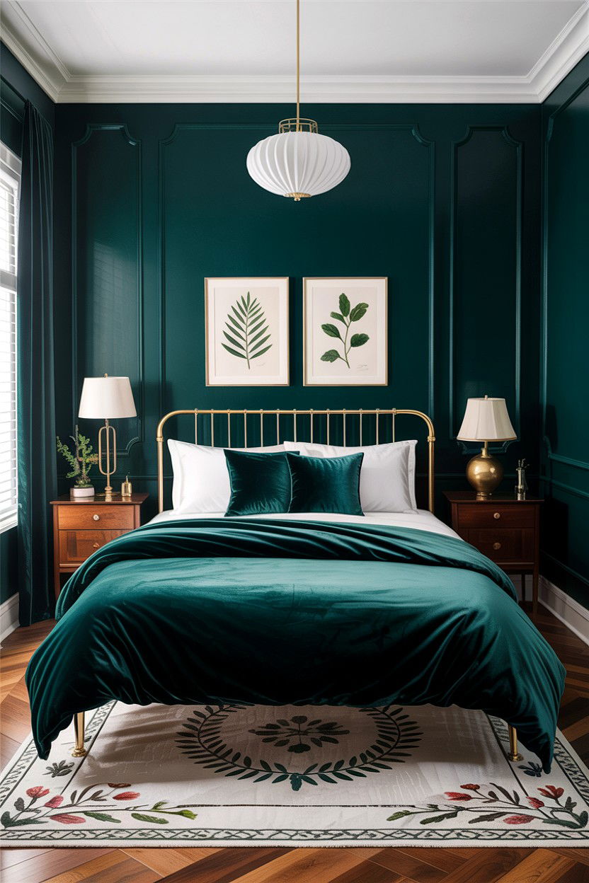 Emerald Green Velvet Bedding - 30 bedroom duvet covers