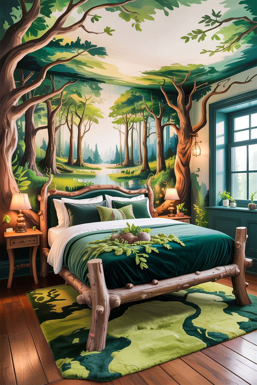 Enchanted Forest Bedroom - 30 fairy tale bedroom ideas