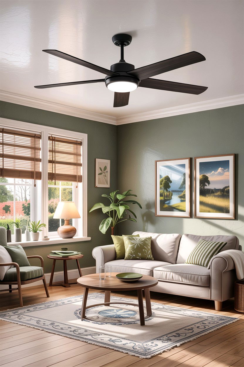 Energy star ceiling fan - 30 living room fans
