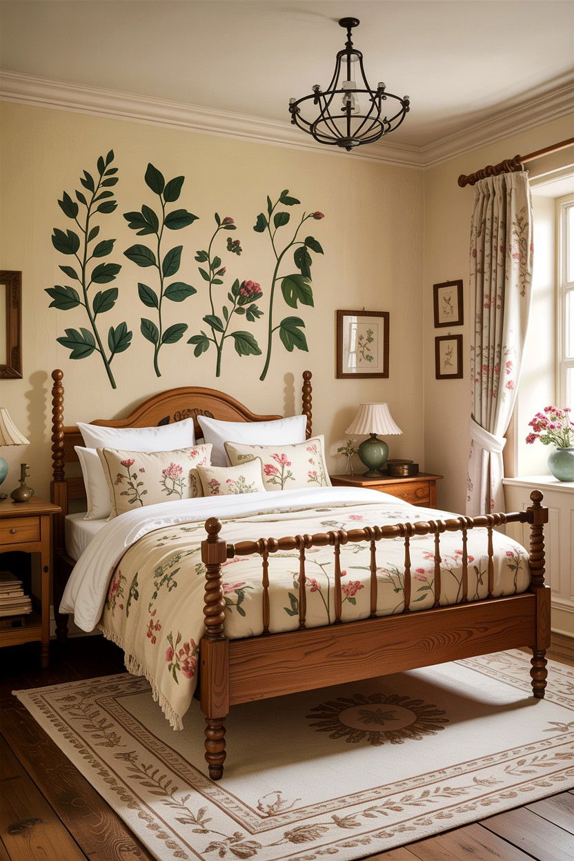 English Country Cream Bedroom - 30 traditional cream bedroom ideas