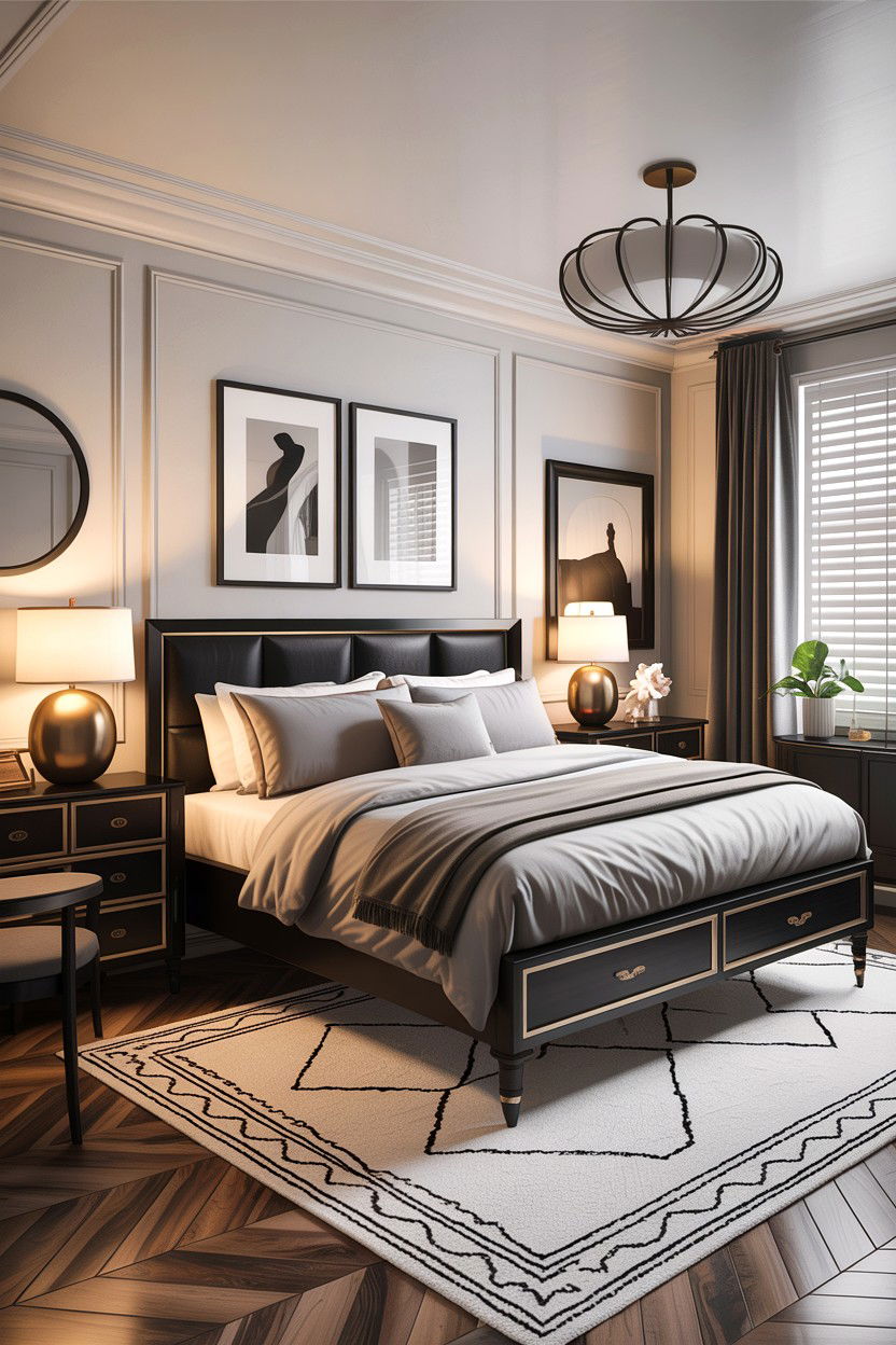 Espresso Modern Bedroom - 30 warm brown bedroom ideas