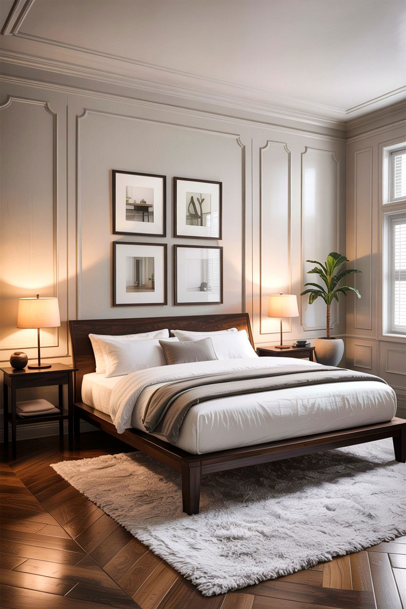 Espresso platform bed - 30 espresso bedroom ideas