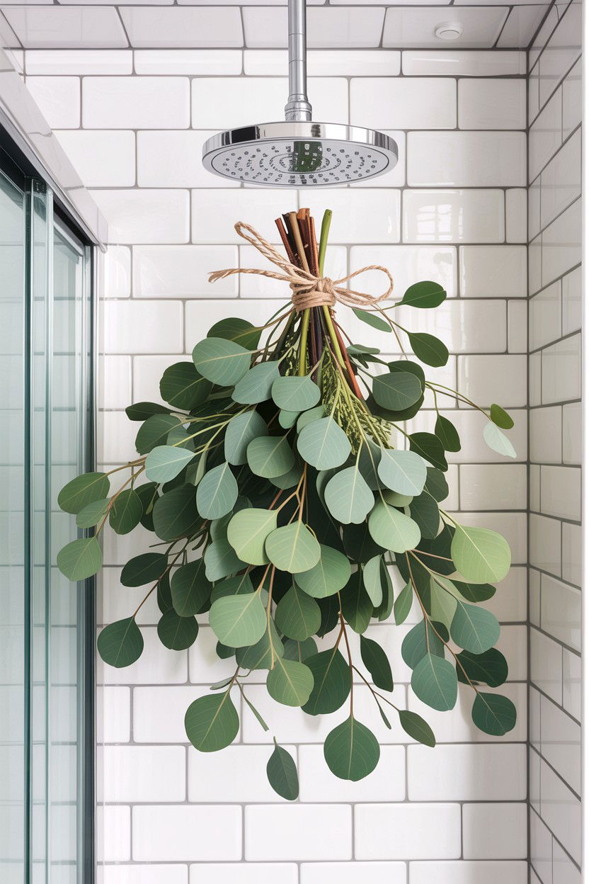 Eucalyptus Shower Bundle - 30 bathroom aromatherapy ideas