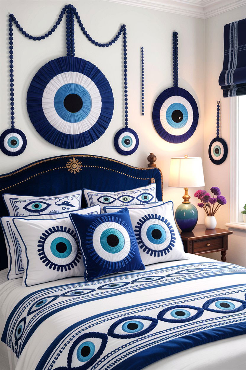 Evil Eye Bedroom - 30 Turkish bedroom ideas
