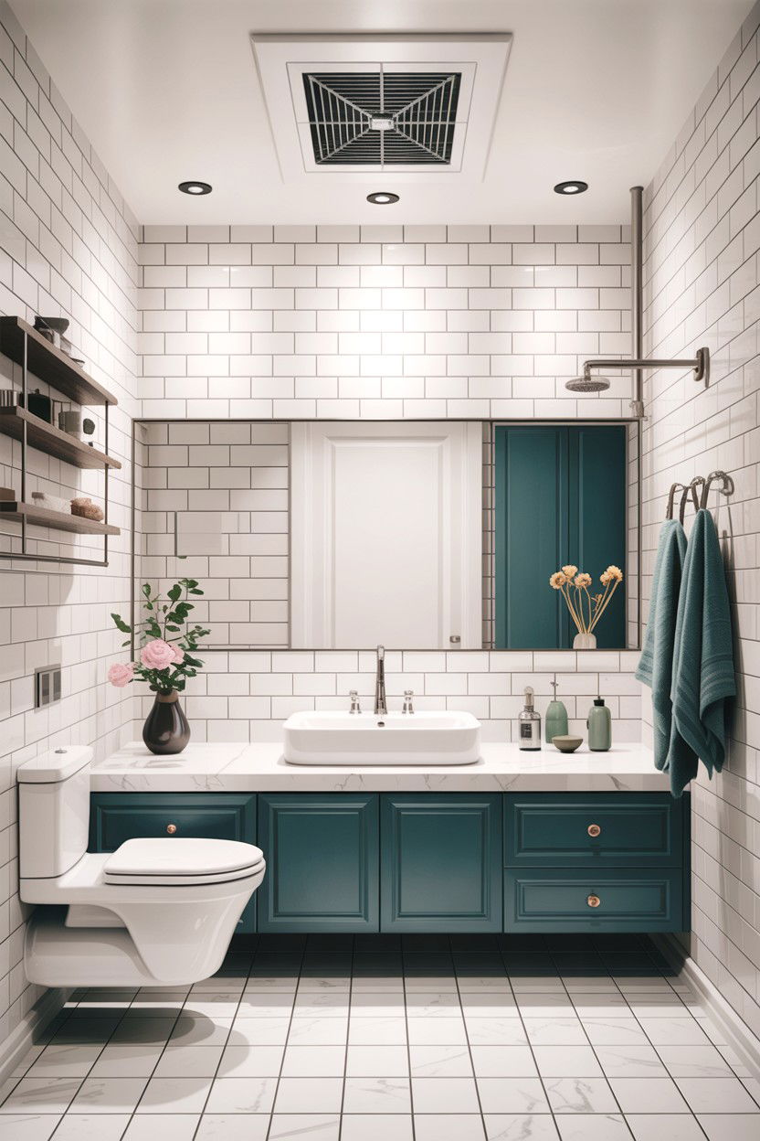 Exhaust Fan Ventilation - 30 bathroom cooling ideas