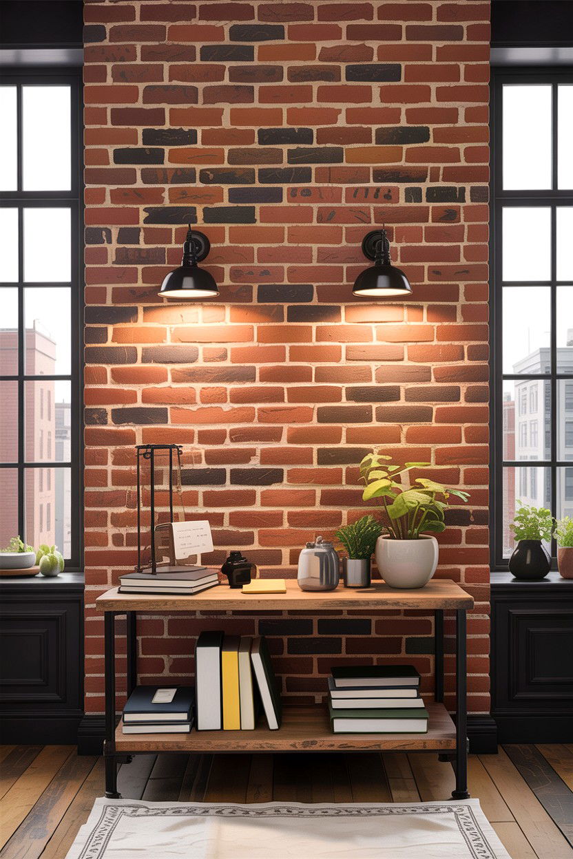 Exposed Brick Feature Wall - 30 bespoke bedroom ideas