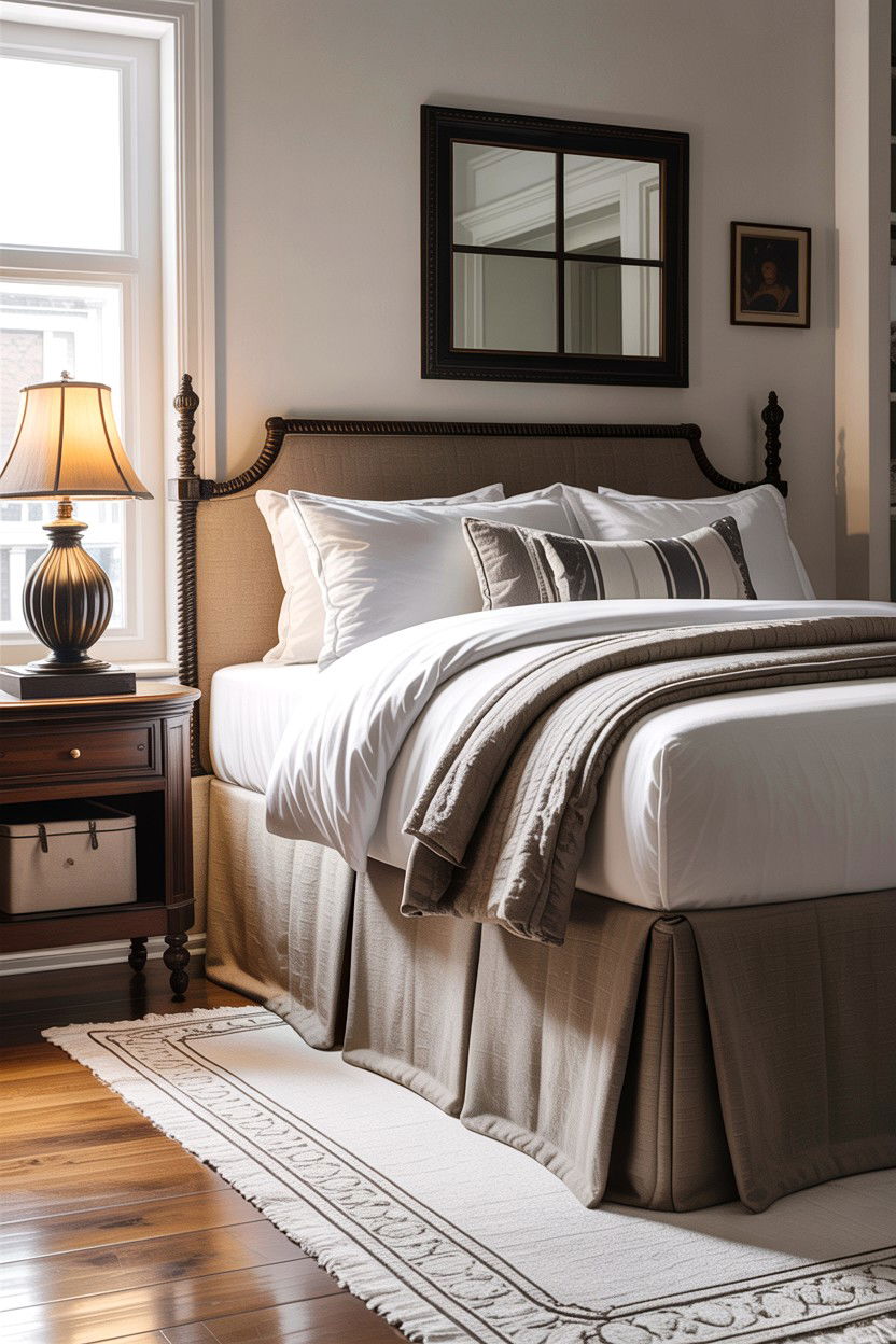 Extra Long Drop Bed Skirt - 30 bedroom dust ruffles