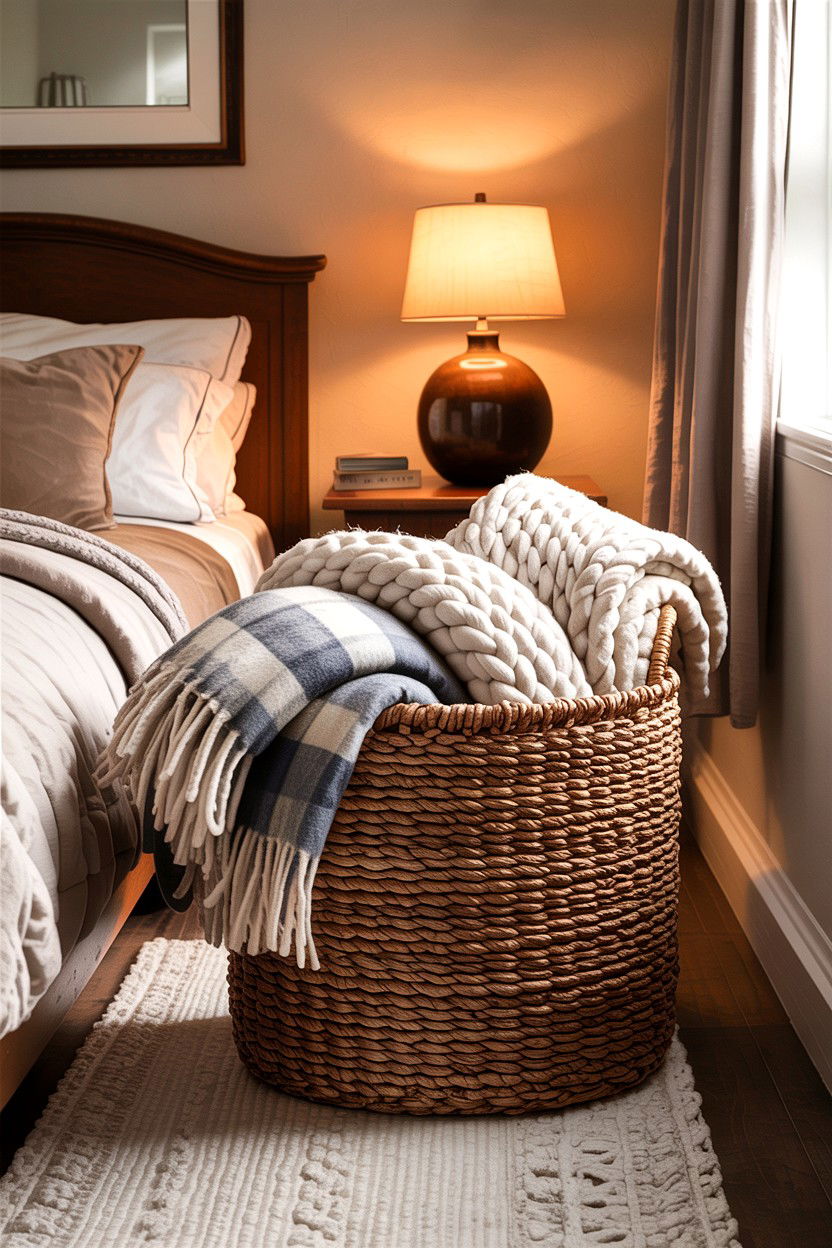 Extra blanket storage - 30 bedroom under bed storage ideas