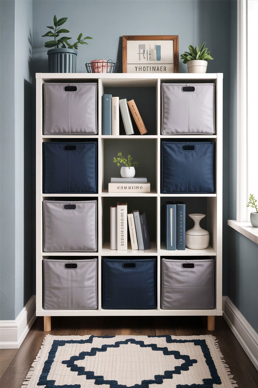 Fabric Storage Cubes - 30 bedroom storage containers