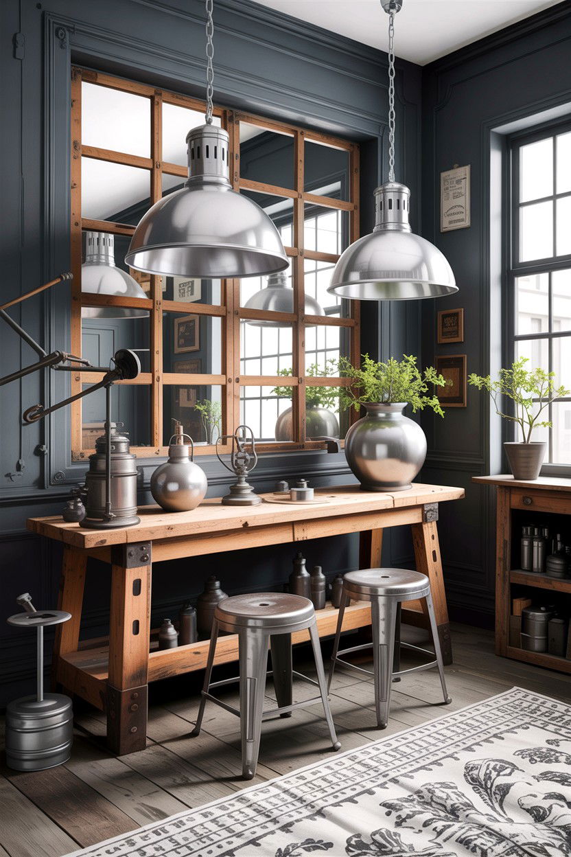 Factory style living room - 30 industrial living room ideas