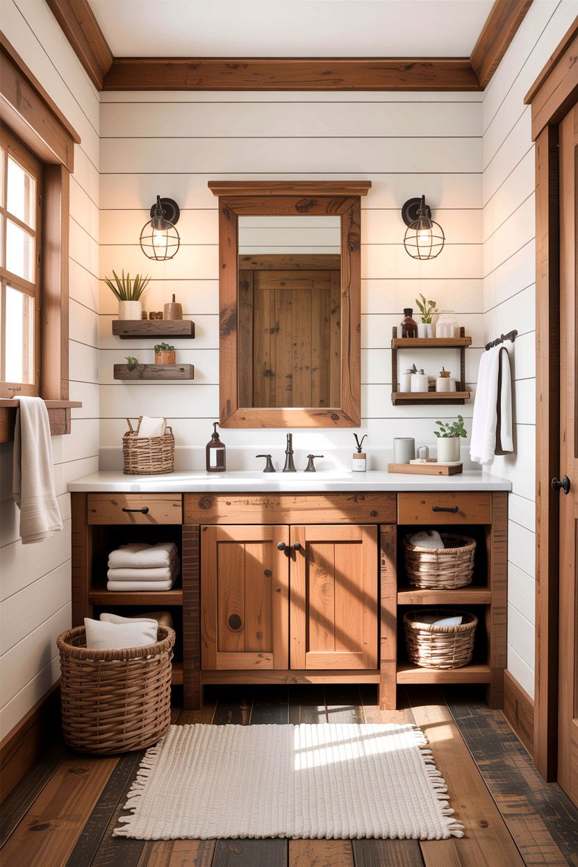 Farmhouse Bathroom - 30 gorgeous bathroom ideas