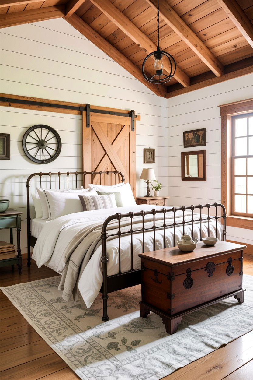 Farmhouse Bedroom - 30 bedroom photography ideas