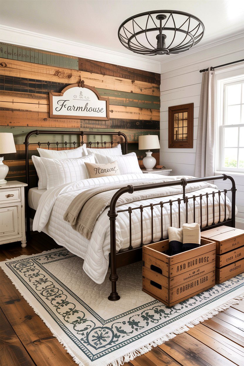Farmhouse Bedroom - 30 bedroom styling ideas