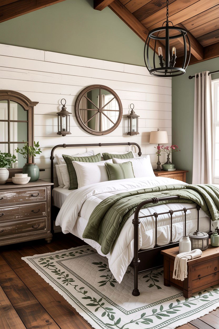 Farmhouse Master Bedroom - 30 easy bedroom ideas