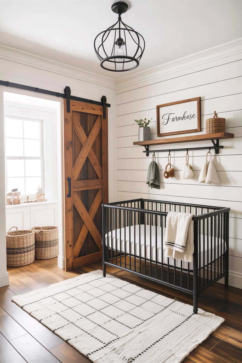 Farmhouse Nursery - 30 infant bedroom ideas