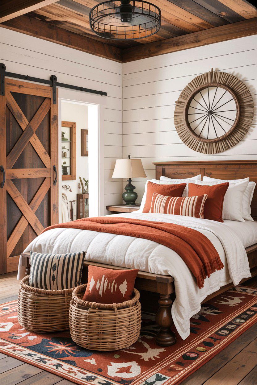 Farmhouse Southwestern Bedroom - 30 Southwestern bedroom ideas