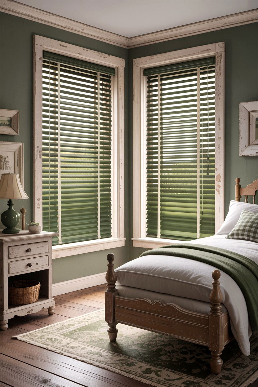 Farmhouse Venetian Blinds - 30 bedroom venetian blinds