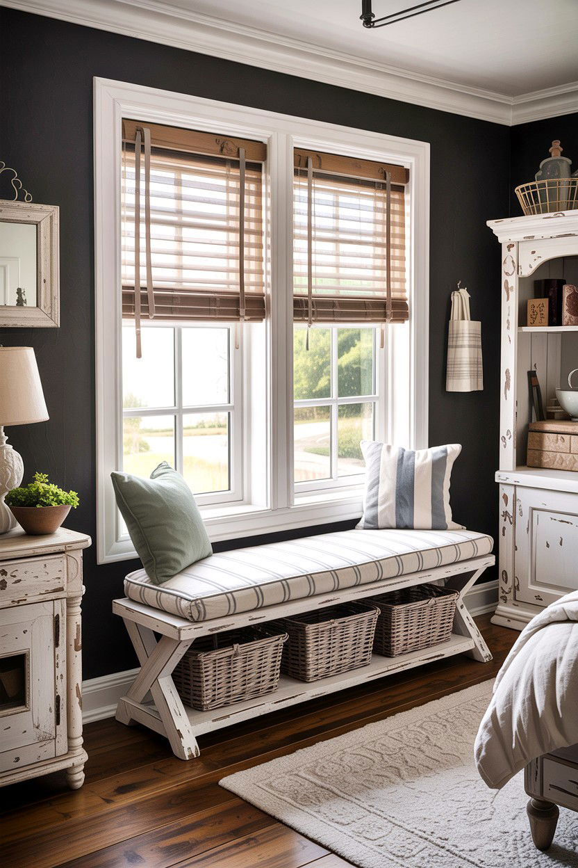 30 Cozy Bedroom Window Benches for a Relaxing Nook