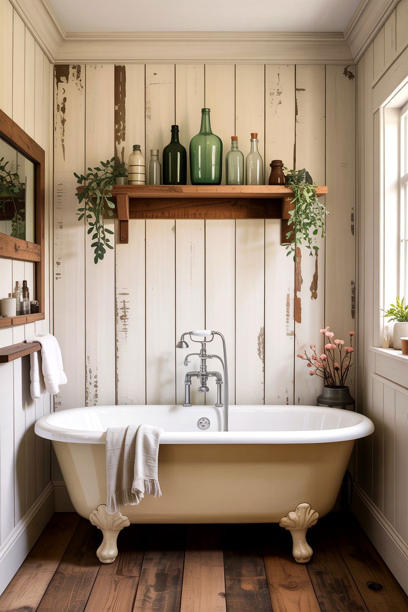 Farmhouse bathroom board and batten - 30 bathroom board and batten ideas