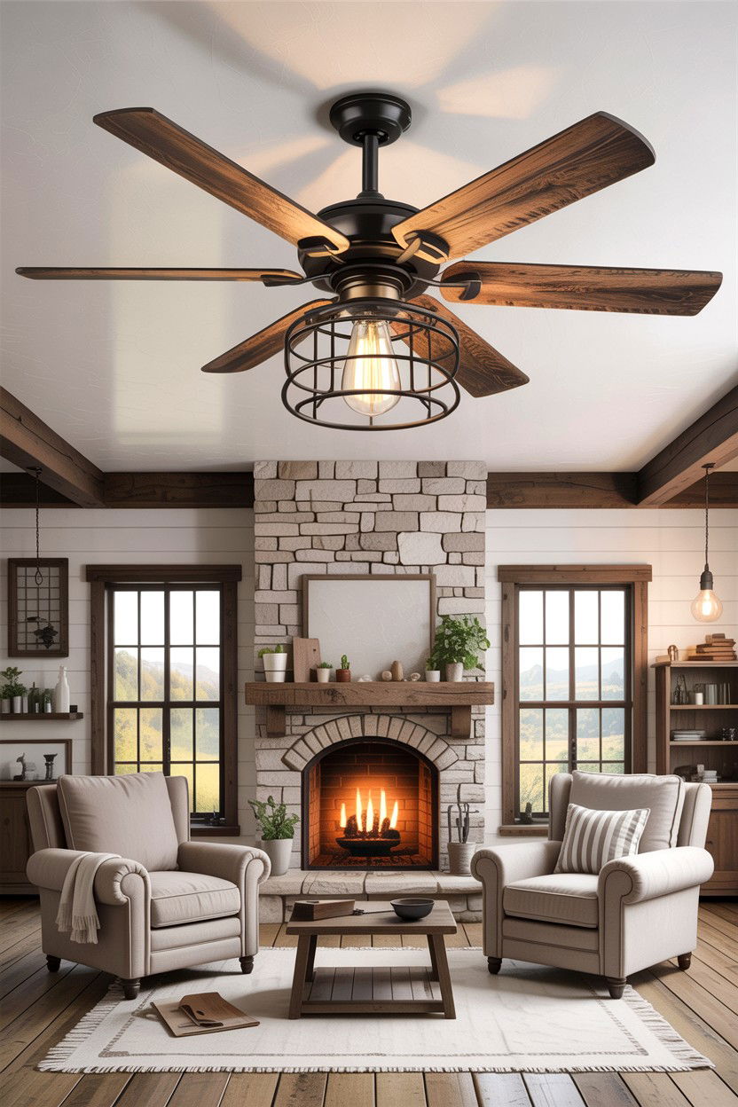 Farmhouse ceiling fan - 30 living room fans