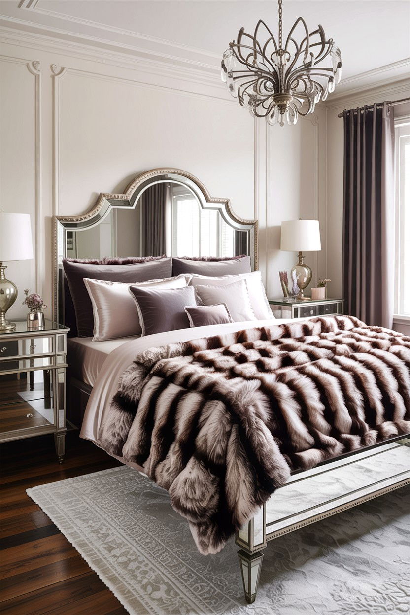 Faux Fur Coverlet - 30 bedroom coverlets