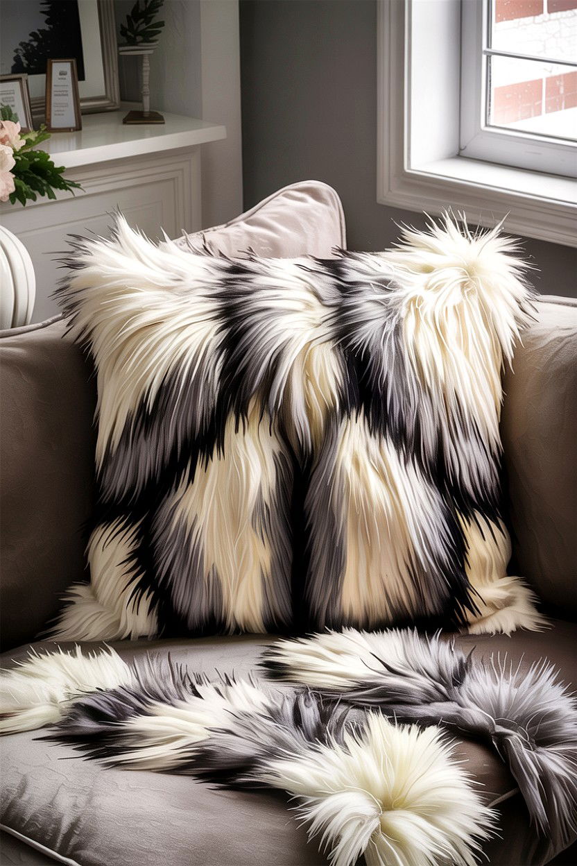 Faux Fur Pillowcase - 30 bedroom pillowcases