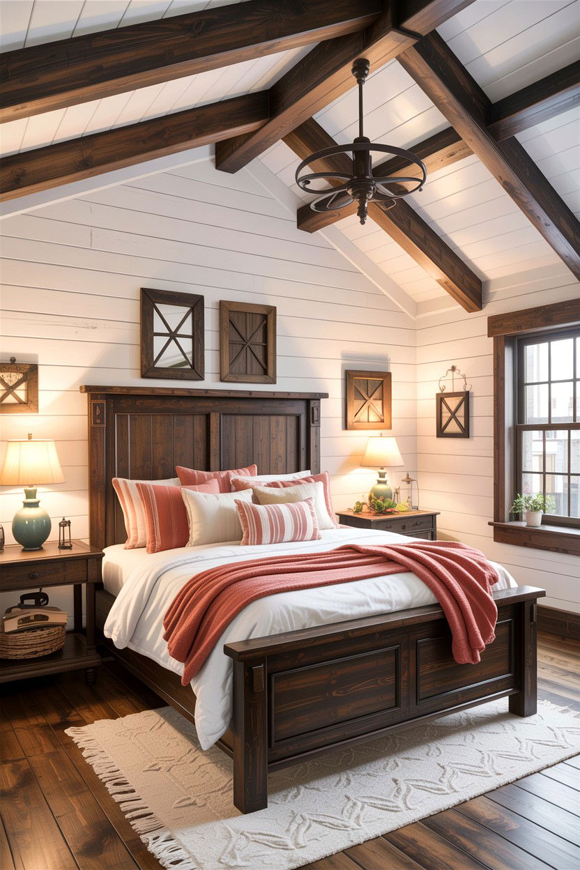 Faux Wood - 30 bedroom ceiling designs