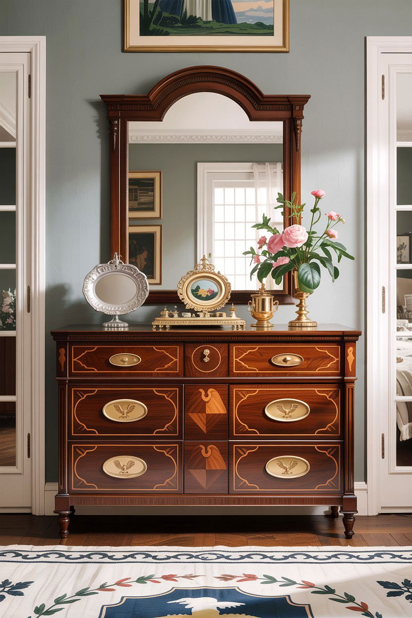 Federal Style Dresser - 30 bedroom vintage dressers