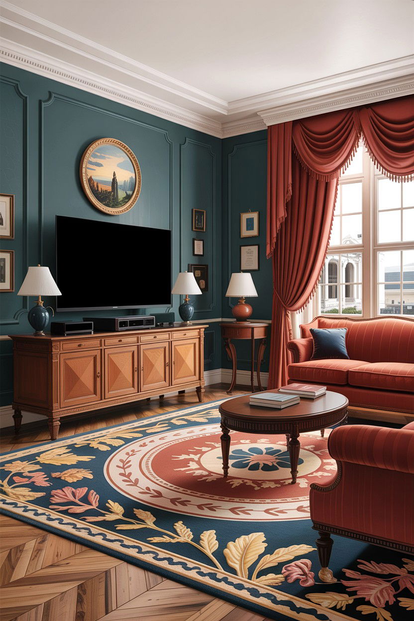 Federal media room - 30 living room Federal furniture ideas
