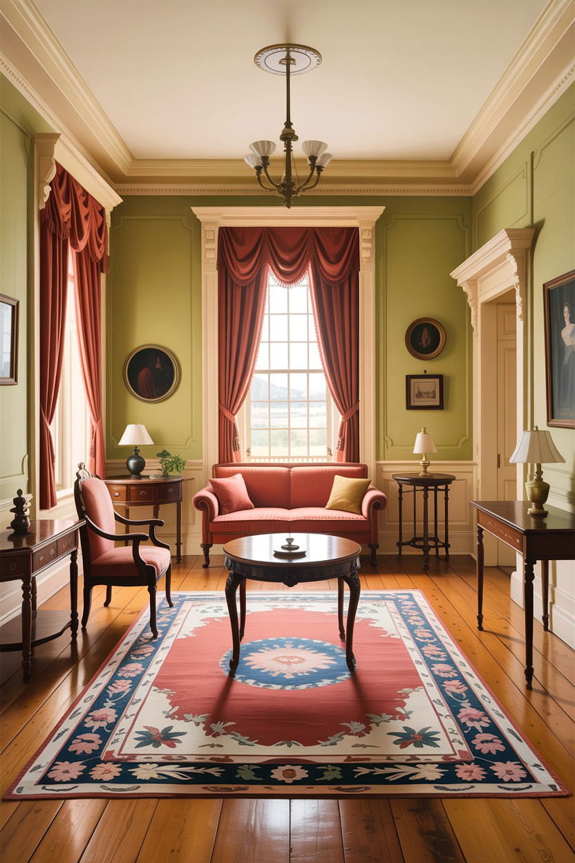 Federal period interior - 30 living room Federal furniture ideas