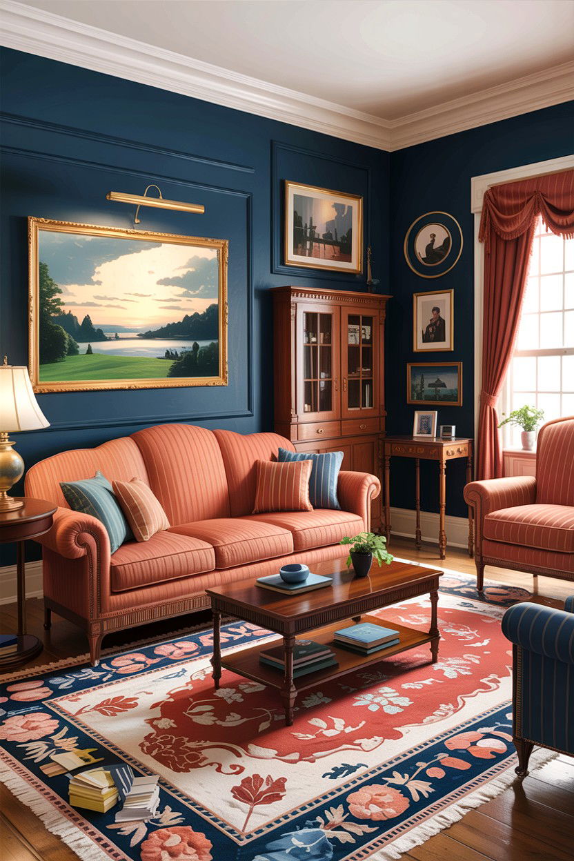 Federal style den - 30 living room Federal furniture ideas